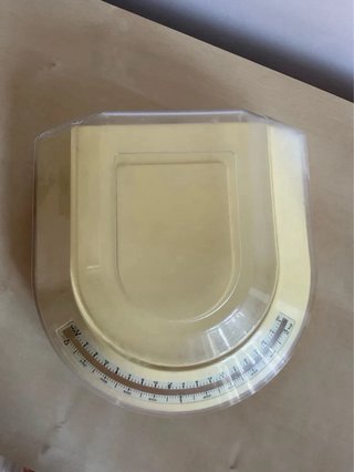 Bilancia Cucina Guzzini Gialla Vintage