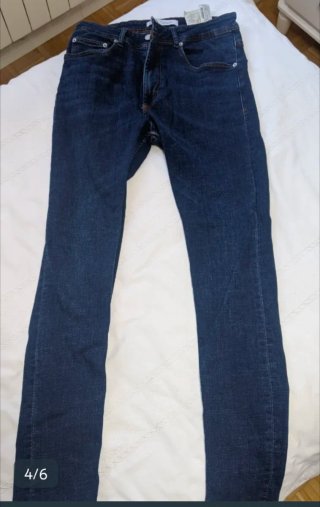 Jeans skinny fit Zara hombre azul
