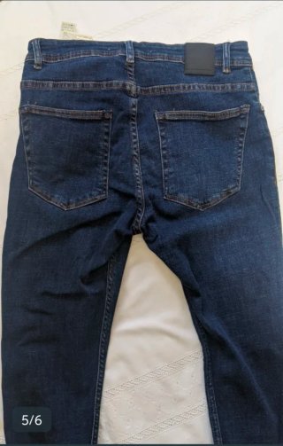 Jeans skinny fit Zara hombre azul