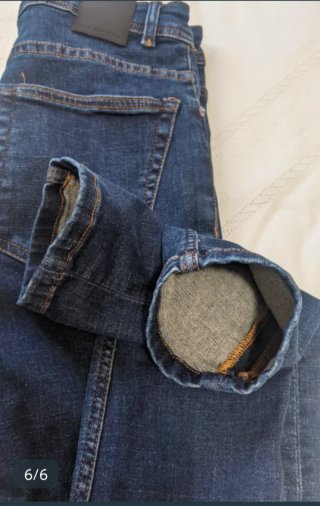 Jeans skinny fit Zara hombre azul