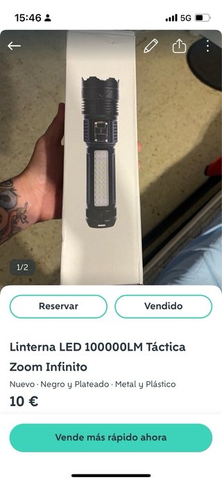 Batidora Portátil HS-860 y linterna