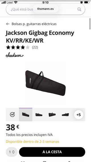 Funda Jackson Gigbag para Guitarra/Bajo
