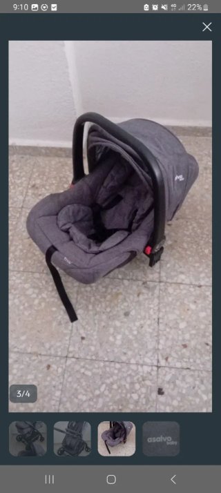 Carro bebé con silla de coche