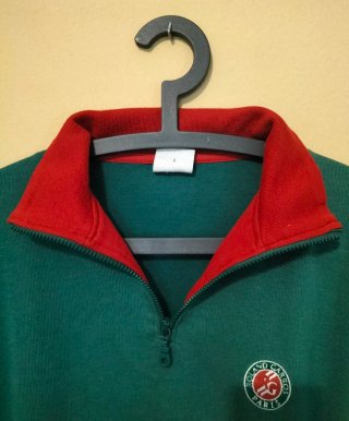 Sudadera Roland Garros Media Cremallera Verde