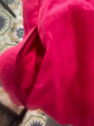 Prendisole lino fucsia