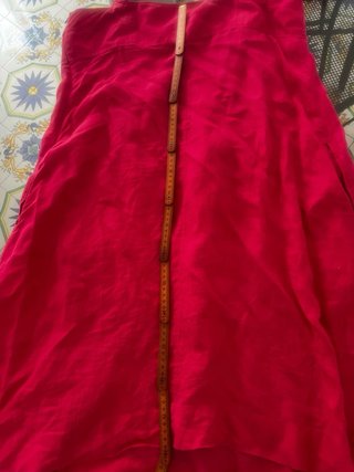 Prendisole lino fucsia
