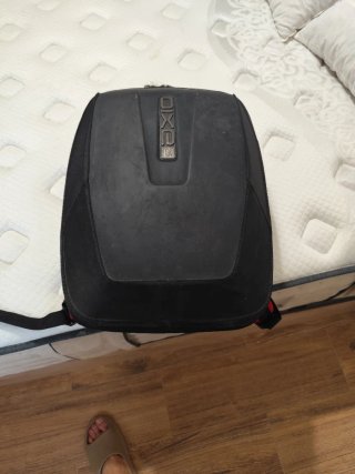 Mochila de moto negra