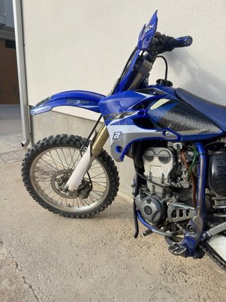 Yamaha YZF250 Motocross Azul