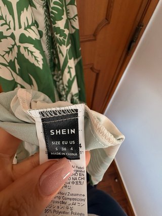 Vestido longo Shein estampado floral