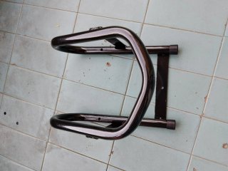Rampas y tope para rueda de moto