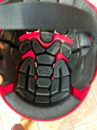 Casco de hockey JOFA rojo