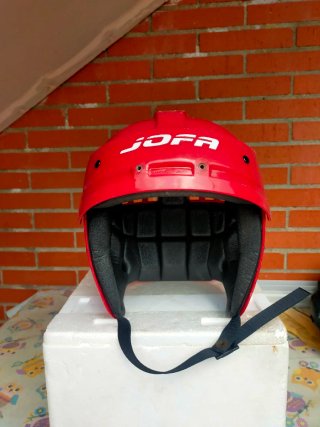 Casco de hockey JOFA rojo