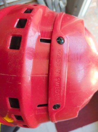 Casco de hockey JOFA rojo