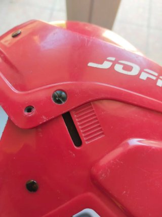 Casco de hockey JOFA rojo