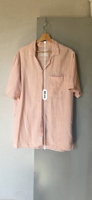 Camicia Hollister Uomo L Misto Lino Resort