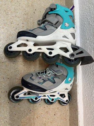 Patines en línea (Roller) + casco y protecciones