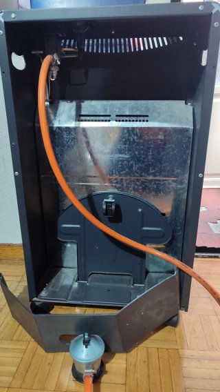 Estufa de Gas MT POWER Negra