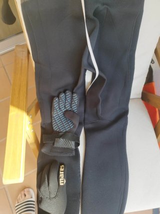 Kit buceo neopreno y accesorios