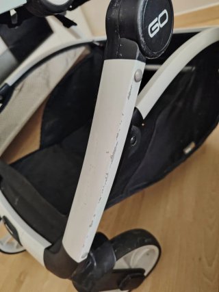 Carrito de bebé 3 piezas gris