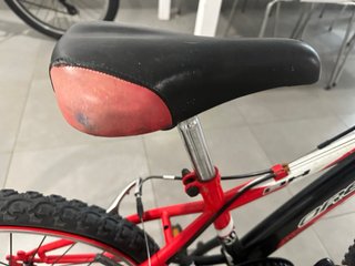 Bicicleta infantil roja