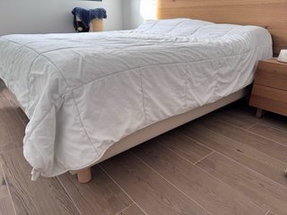 Canapé 135x190cm Beige/Marrón