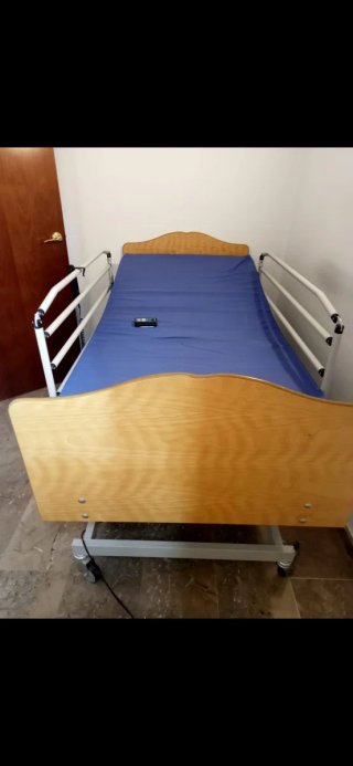 Cama articulada eléctrica con motor