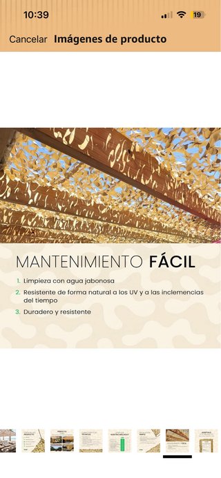 Toldo para terraza