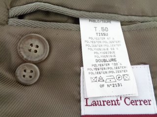 Traje de caballero T42 color topo