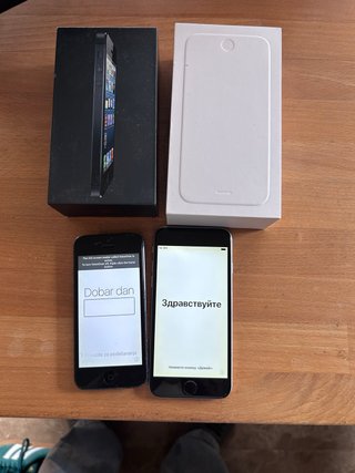 2 iPhones 5 y 6 (16GB/64GB)