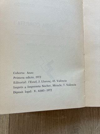 Obra completa [de] Vicent Andrés i Estellés Int...