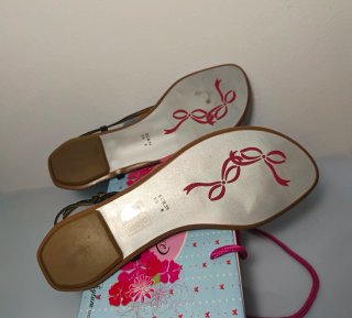 Sandalias planas piel EUR 39