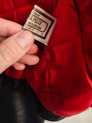 Cazadora Piel Negra Talla 46
