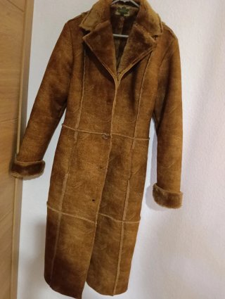 Cappotto lungo da donna marrone