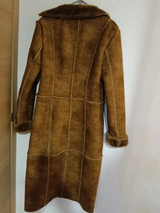 Cappotto lungo da donna marrone