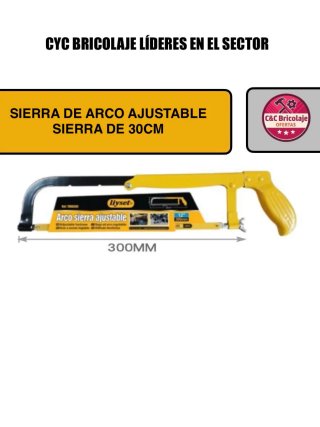 Sierra de Arco Ajustable 30cm