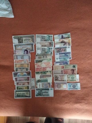 Lote 40 Billetes Asia Coleccionismo