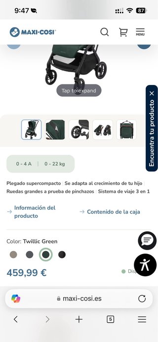 Silla de paseo Maxi-Cosi Leona 2 Verde