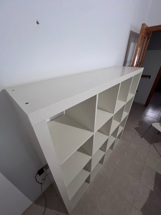 Estantería modular blanca 4x4