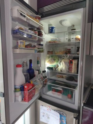 Nevera combi con congelador