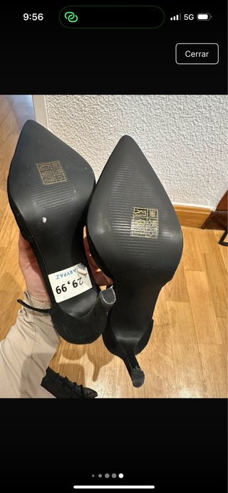 Zapatos de tacón Marypaz negros talla 38
