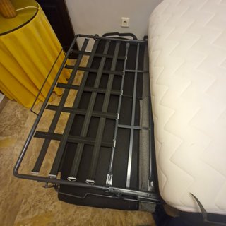 Sofá Cama Gris Tela