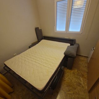 Sofá Cama Gris Tela