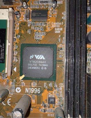 Placa base VIA Pentium 3 + 2x Memoria JetRam 256MB