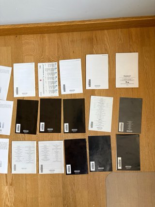 Lote Manuales Nintendo Wii