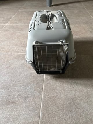 Transportín Gatera Gris y Negro