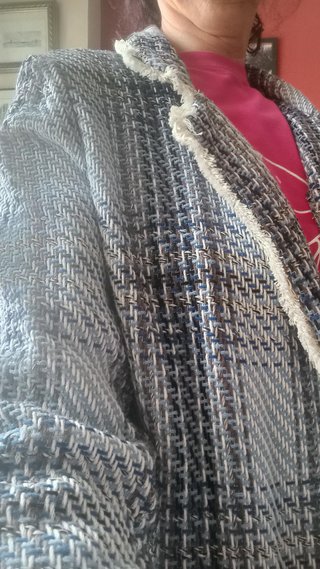 Chaqueta tipo Chanel Algo Bonito Azul Multicolor