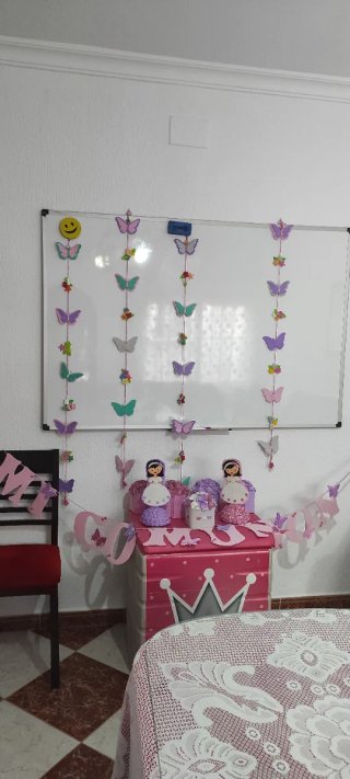 Decoración de comunión de niñas