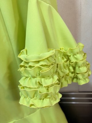 Traje de flamenca amarillo