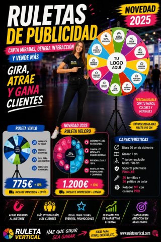 Ruleta Publicidad Personalizable