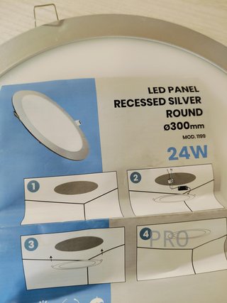 LED Panel Redondo Plano